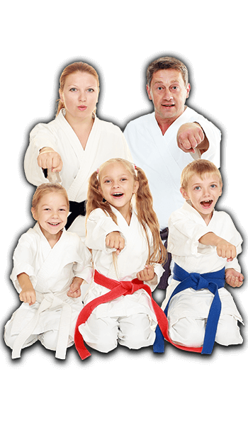 Martial Arts Lessons for Families in Danvers MA - Sitting Group Family Banner
