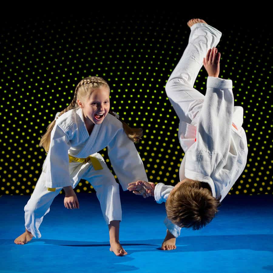 Martial Arts Lessons for Kids in Danvers MA - Judo Toss Kids Girl